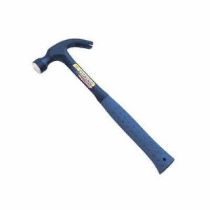 Estwing 20oz Curved Blue Claw Hammer - Limited Edition All Blue Head scratched