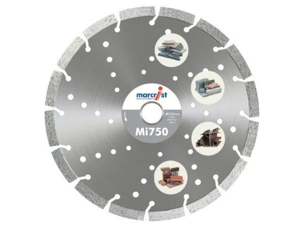 Marcrist Mi750 Diamond Blade Long Life Universal Cut 350 x 25.4mm Fits BT 14" SAW