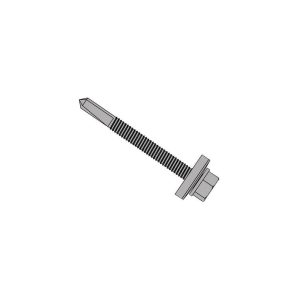 Forgefix Techfast Roofing Sheet to Steel Hex Screw & Washer No.5 Tip 5.5 x 50mm
