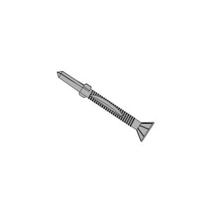 Forgefix Techfast Timber to Steel CSK/Wing Screw No.5 Tip 5.5 x 80mm Box