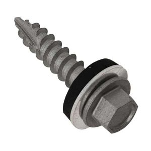 Forgefix Techfast Metal Roofing to Timber Hex Screw T17 Gash Point 6.3 x 32mm BO