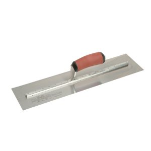Marshalltown Finishing Trowel 18” x 4 ½” Stainless Steel – Curved DuraSoft Handle – MXS77DSS