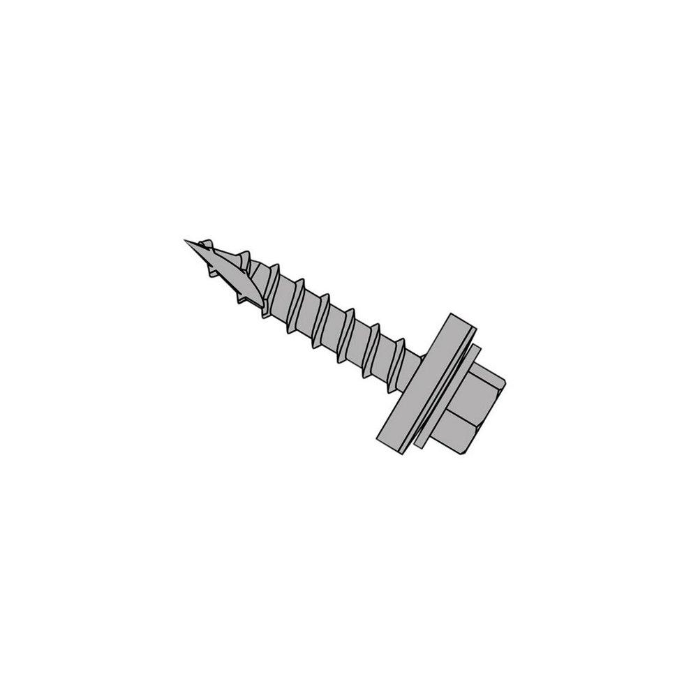Forgefix Techfast Metal Roofing to Timber Hex Screw T17 Gash Point 6.3 x 45mm BO