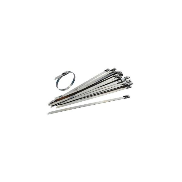 Faithfull Ct68079SS 7.9 x 680 mm Stainless Steel Cable Ties (Pack of 50)
