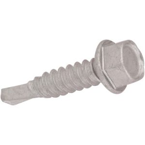 Forgefix Roofing Sheet to Steel Hex Screw No.3 Tip 5.5 x 32mm Box 100