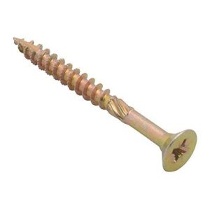 Spectre Advanced Multi-Purpose Woodscrews | 5.0 x 50mm | Zinc Yellow Passivated | Box 200