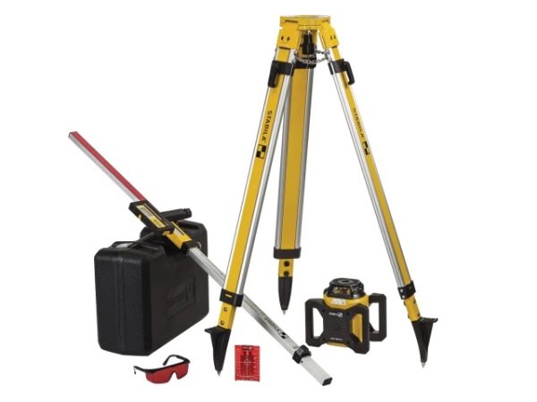Stabila STBLAR160TS LAR 160 Laser Level Rotation Laser Set, 7 Piece Kit