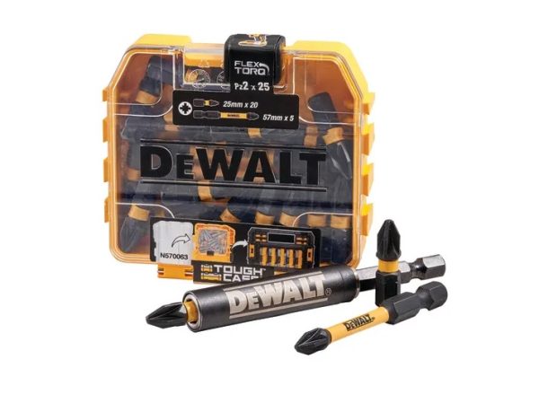 DeWalt 25 Piece PZ2 FlexTorq Impact Bit Set XMS24TICTAC