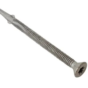 Forgefix Techfast Timber to Steel CSK/Wing Screw No.3 Tip 5.5 x 110mm Box 50