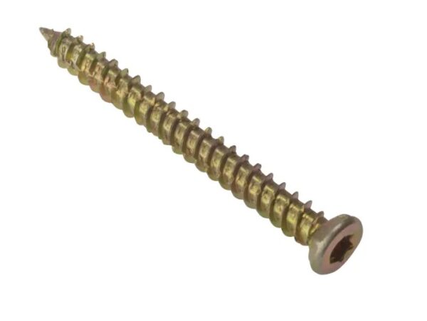 FORCFS72YN Concrete Frame Screw ZYP 7.5 x 72mm Box 100