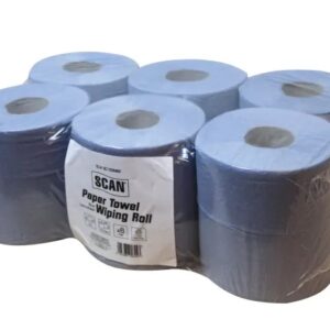 Scan Paper Towel Wiping Roll 2-Ply 176mm x 150m (Pack 6) SCASC150M6F