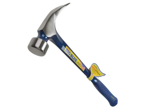 Estwing Big Blue E3/25S Straight Claw Framing Hammer - Vinyl Grip 708g (25oz) ESTE325S