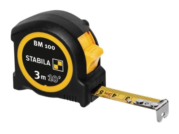 Stabila BM 100 Compact Pocket Tape 3m/10ft (Width 19mm) STB19569