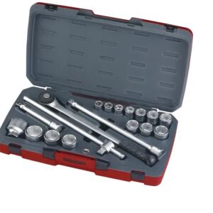 Teng T3418-6 Socket Set of 18 Metric 3/4in Drive TENT34186