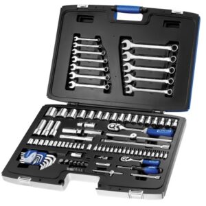 Facom Expert 1/4 & 1/2in Drive Socket & Spanner Set, 101 Piece BRIE032911B