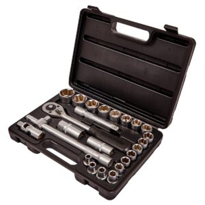 Amtech 25 Piece 1/2" drive socket set
