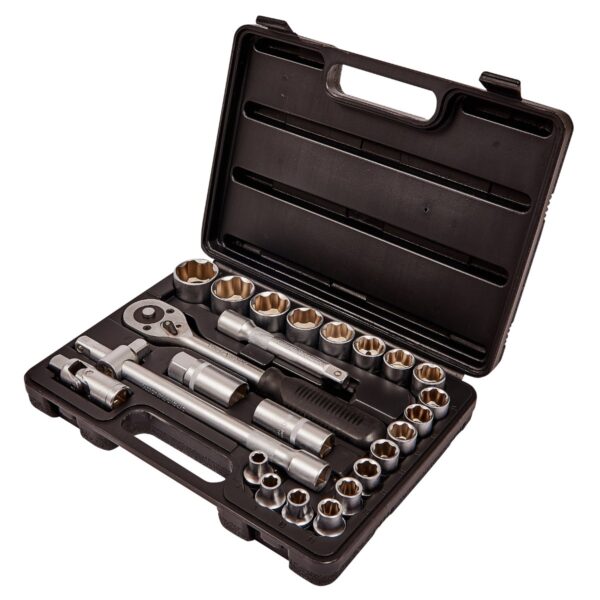 Amtech 25 Piece 1/2" drive socket set