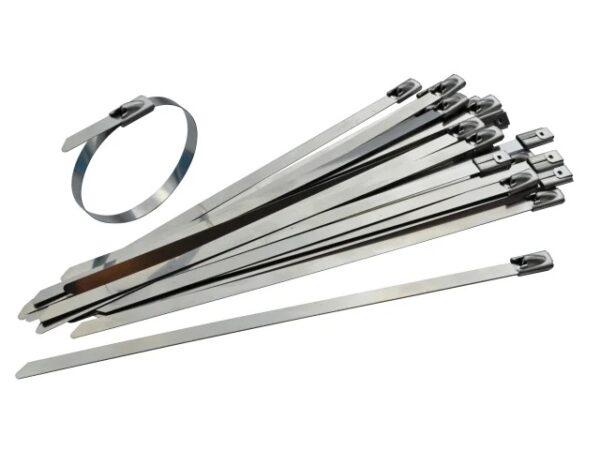 Faithfull Stainless Steel Cable Ties 4.6 x 290mm (Pack 50) FAICT29046SS