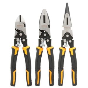 DeWaltt Compound Action Pliers Set, 3 Piece DHT070485