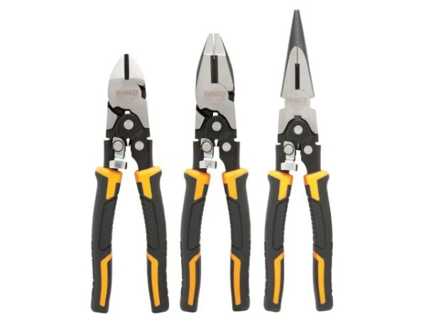 DeWaltt Compound Action Pliers Set, 3 Piece DHT070485