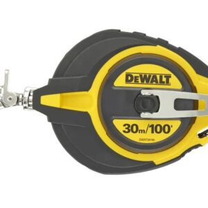 Dewalt Steel Long Tape Measure 30m/100ft (Width 12mm)Steel Long Tape Measure 30m/100ft (Width 12mm) DHT034144