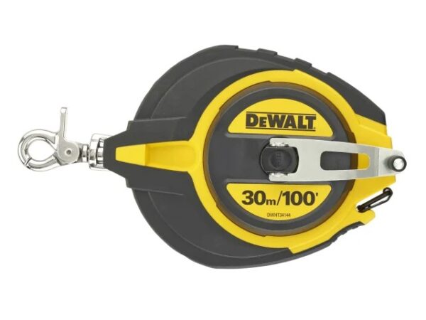 Dewalt Steel Long Tape Measure 30m/100ft (Width 12mm)Steel Long Tape Measure 30m/100ft (Width 12mm) DHT034144