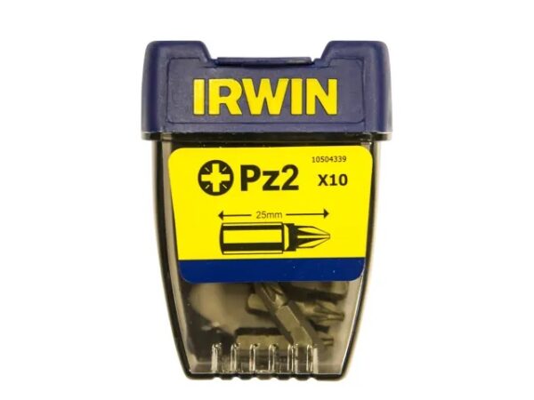 IrWIN 10504339 Screwdriver Bits Pozi PZ2 25mm 10pk