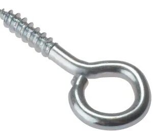 10 Forgefix Zinc Plated Screw in Eyes Hooks 25mm 4G Hanging Picture Wire Frame