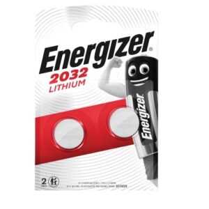 Energizer CR2032 Coin Lithium Battery (Pack 2)
