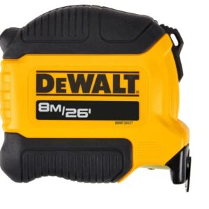 DeWALT Compact Series Tape Measure 8m/26ft (Width 28mm) DHT538127