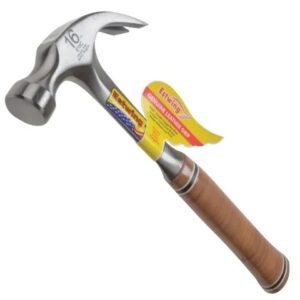 Estwing E16C Curved Claw Hammer - Leather Grip 450g (16oz) E16C