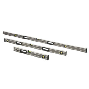 Stanley 043119 3pc Fatmax Pro Box Beam Level Set in Bag - 600 / 1200 / 1800mm Levels STA043119LK