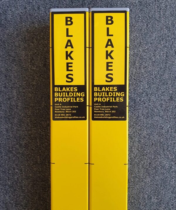 Blakes Ultimate Box Section 2″ x 2″ Box Profiles double gauged Yellow edition 2.0m long (1 pair)