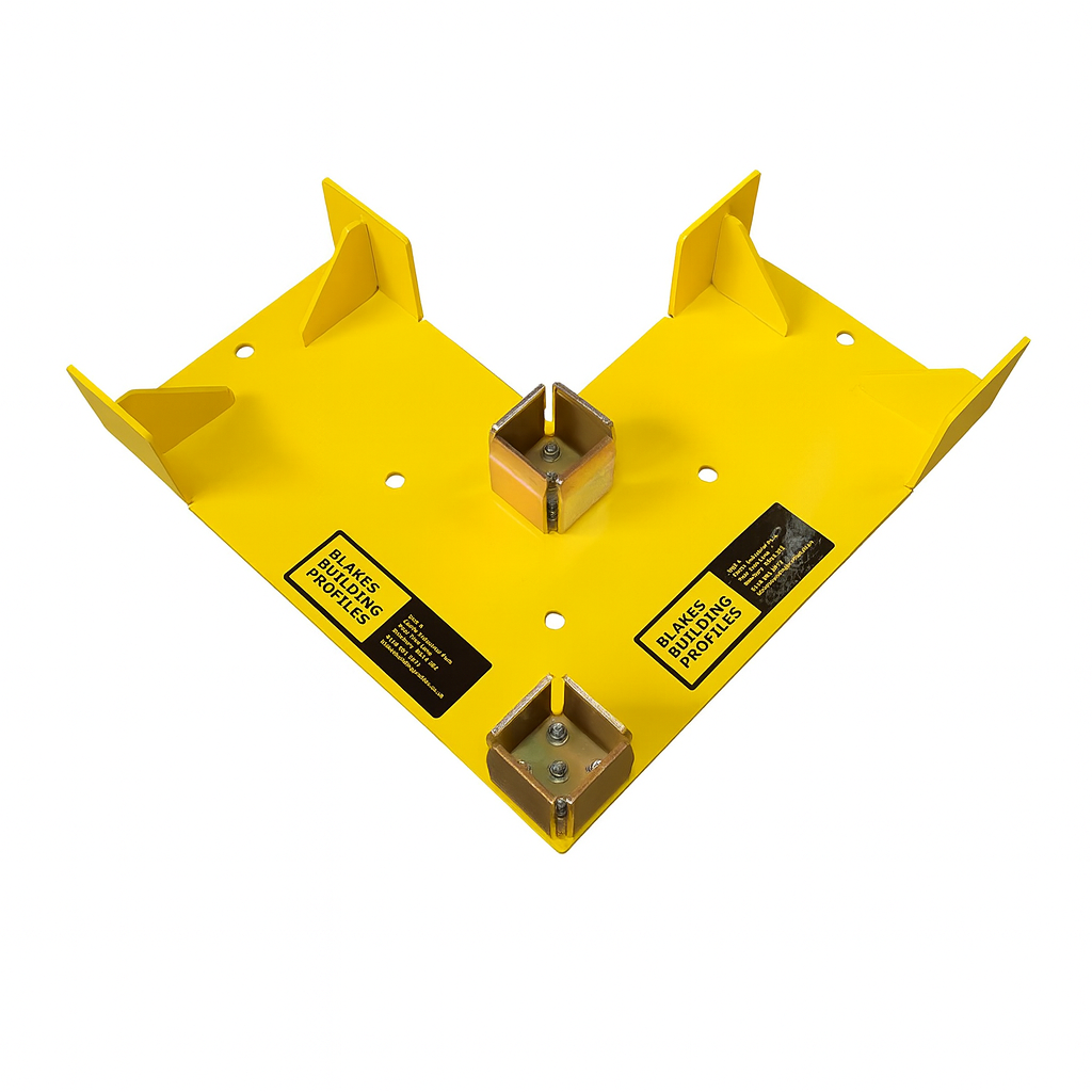 Blakes Base Plate – Zinc Plated, Suitable for Blakes Box Section & Blakes Internal / External Profiles