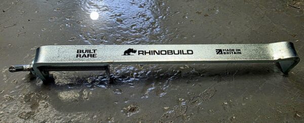 RhinoBuild External Clamp - Medium (215mm - one brick) in Silver