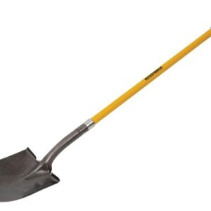 Roughneck ROU68044 Long Handled Shovel-Sharp Serrated Edge, Yellow & Black