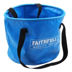 Faithfull Waterproof Collapsible Bucket 20 litre (Folding Bucket)