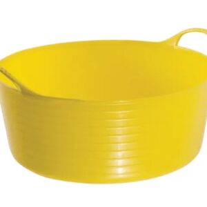 Red Gorilla Tub® Shallow 5 litre - Yellow GORSP5Y