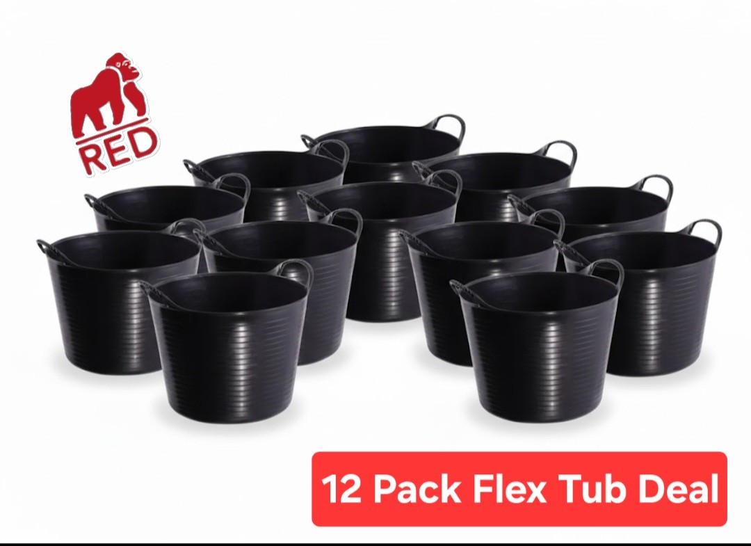 Red Gorilla 26l Flex Tub 12 Pack Deal