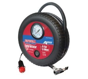 Faithfull FAIAUTYINFLO Low Volume Tyre Inflator 12V