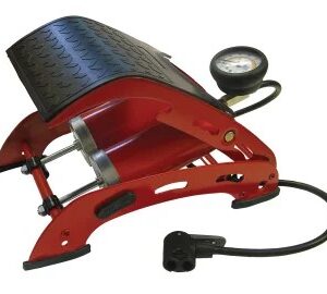 Faithfull FAIAUFPUMP2 Foot Pump Double Cylinder with Gauge