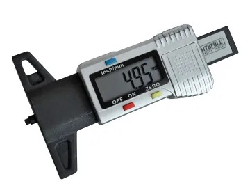 Faithfull FAIAUDEPTH Tyre Depth Gauge Digital Readout 0-25mm