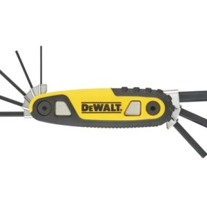 Dewalt Metric Folding / Locking Hex Key Set, 8 Piece (Allen Key) DHT979263