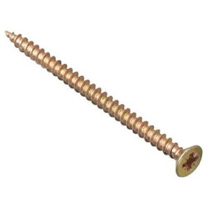 Forgefix MPS625Y Multi-Purpose Pozi Screw Countersunk ST ZYP 6.0 x 25mm Box 200