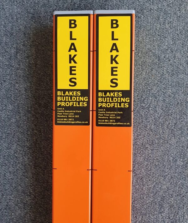 Blakes Ultimate 2″ x 2″ Box Profiles double gauged orange edition 2.0m long (1 pair)
