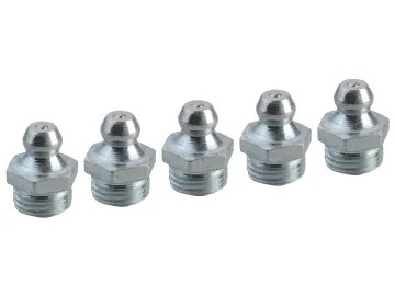 Faithfull FAIGGN10100M Grease Nipple Straight M10 x 1.0 (Pack 5)
