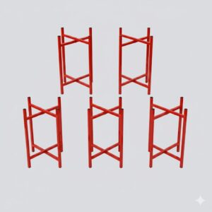 Red Gorilla Spot Board Stands 760mm High Mortar Board Stands, Pack of 5