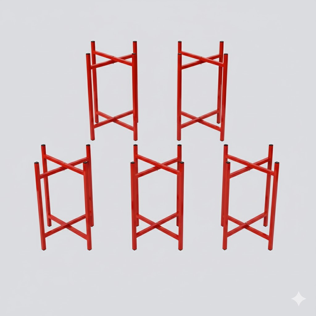 Red Gorilla Spot Board Stands 760mm High Mortar Board Stands, Pack of 5