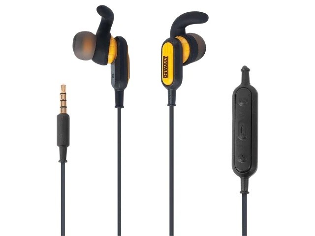 DeWALT Jobsite Wired (3.5mm Jack) Earphones DWT1909032