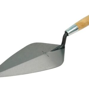 Marshalltown 34 Wide London Pattern Brick Trowel - Wooden Handle 10.1/2in M34105